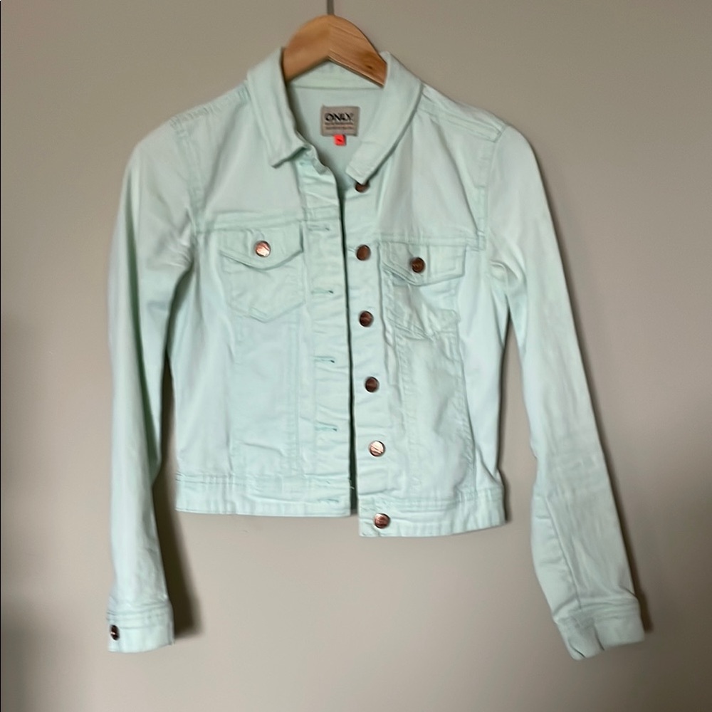 Only mint green Jean jacket